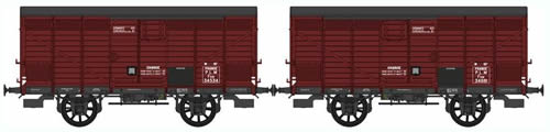 REE Modeles WB-258 - French PLM 2pc Wagon Set